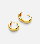Bold Huggie Hoops in 18k Gold Plating on 925 Silver - Ash & Harry