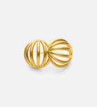 Caged Stud Earrings in 18k Gold Plating on 925 Silver - Ash & Harry