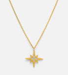 Celeste Starburst Necklace in 18k Gold Plating on 925 Silver - Ash & Harry