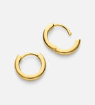 Classic Huggie Hoops in 18k Gold Plating on 925 Silver - Ash & Harry