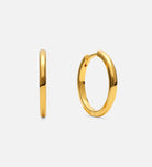 Classic Large Hoops in 18k Gold Plating on 925 Silver - Ash & Harry