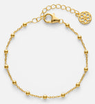 Dotted Chain Bracelet in 18k Gold Plating on 925 Silver - Ash & Harry