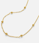 Dotted Chain Necklace in 18k Gold Plating on 925 Silver - Ash & Harry