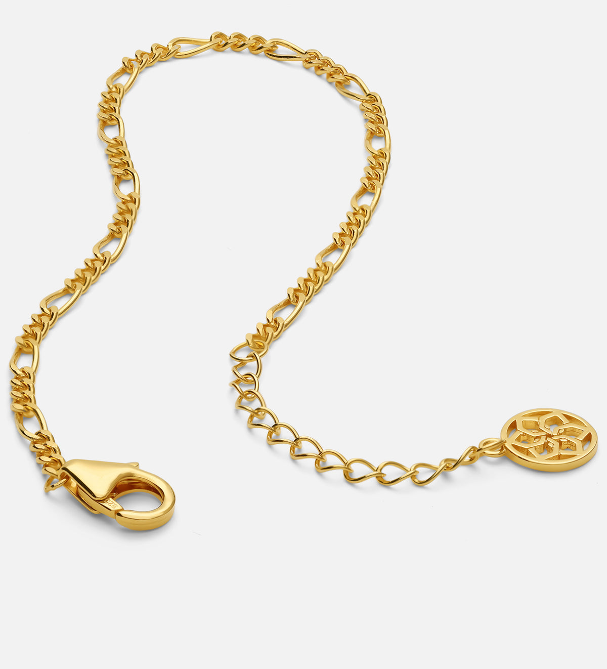 Figaro Bracelet in 18k Gold Plating on 925 Silver - Ash & Harry