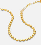 Flat Beaded Bracelet in 18k Gold Plating on 925 Silver - Ash & Harry