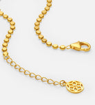 Flat Beaded Bracelet in 18k Gold Plating on 925 Silver - Ash & Harry