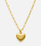 Heart Necklace in 18k Gold Plating on 925 Silver - Ash & Harry