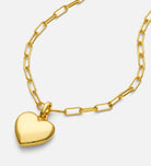 Heart Necklace in 18k Gold Plating on 925 Silver - Ash & Harry