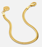 Herringbone Bracelet in 18k Gold Plating on 925 Silver - Ash & Harry