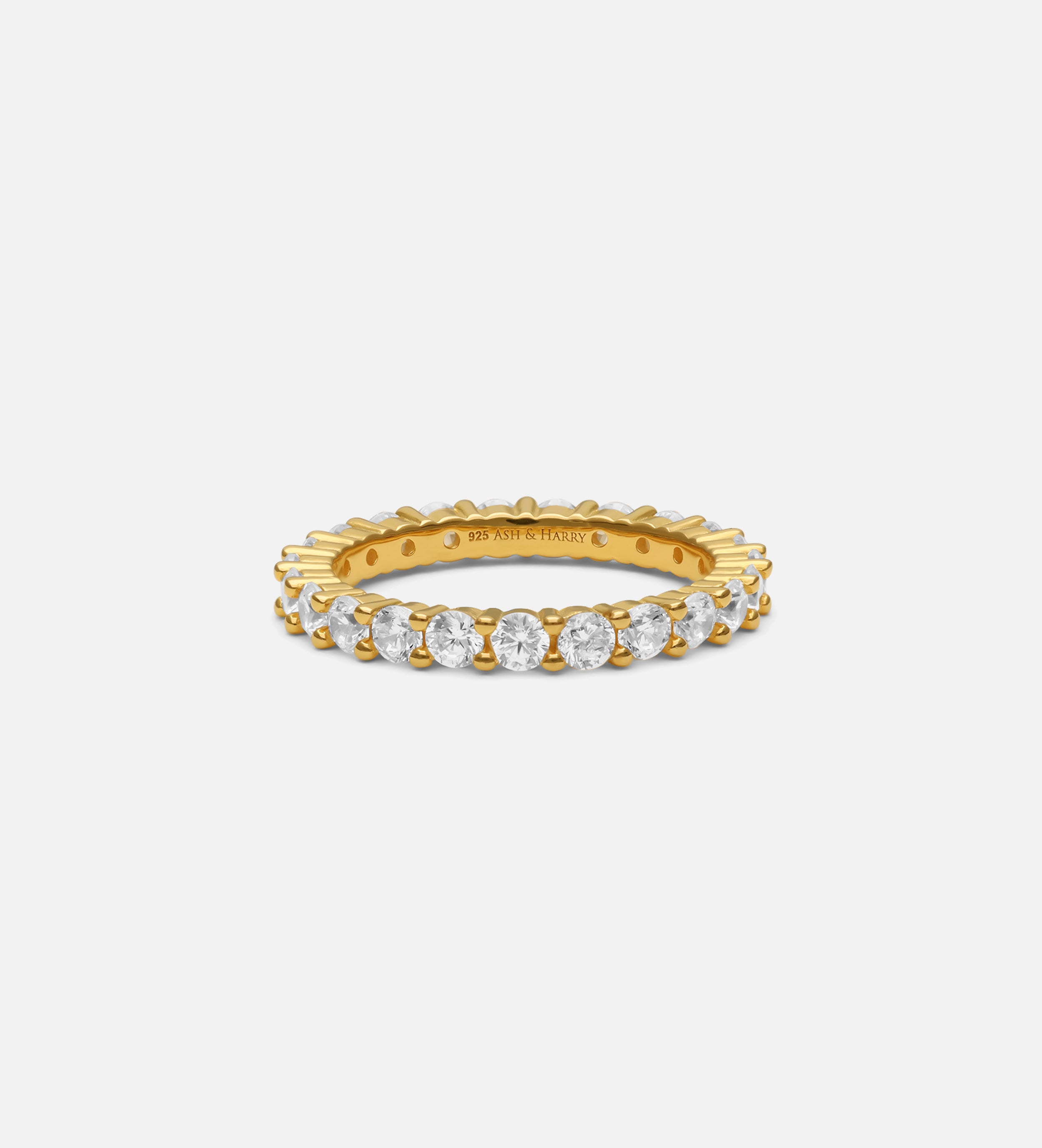 Infinity Band in 18k Gold Plating on 925 Silver - Ash & Harry