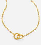 Interlocked Rings Bracelet in 18k Gold Plating on 925 Silver - Ash & Harry