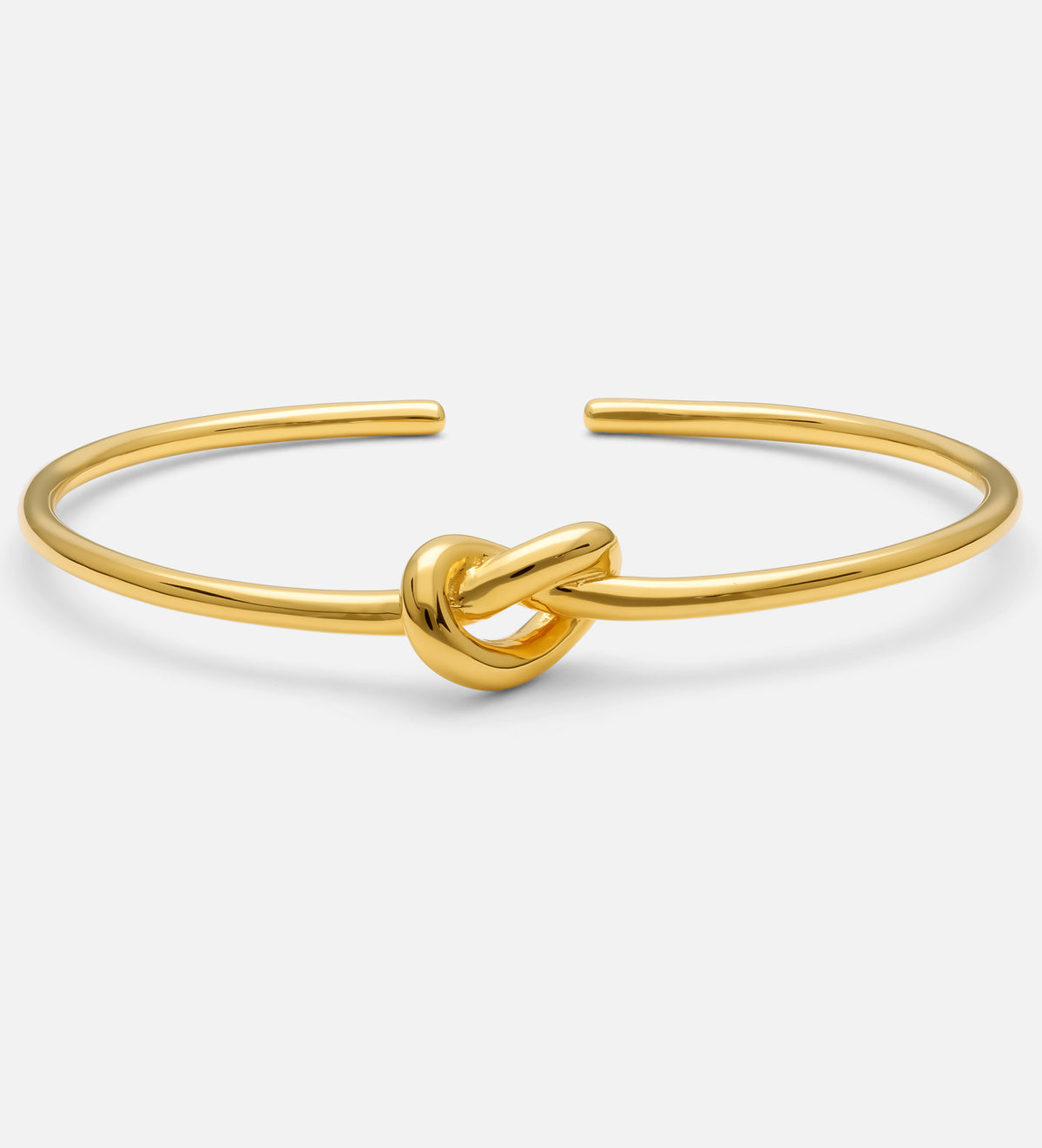 Knot Cuff Bracelet in 18k Gold Plating on 925 Silver - Ash & Harry