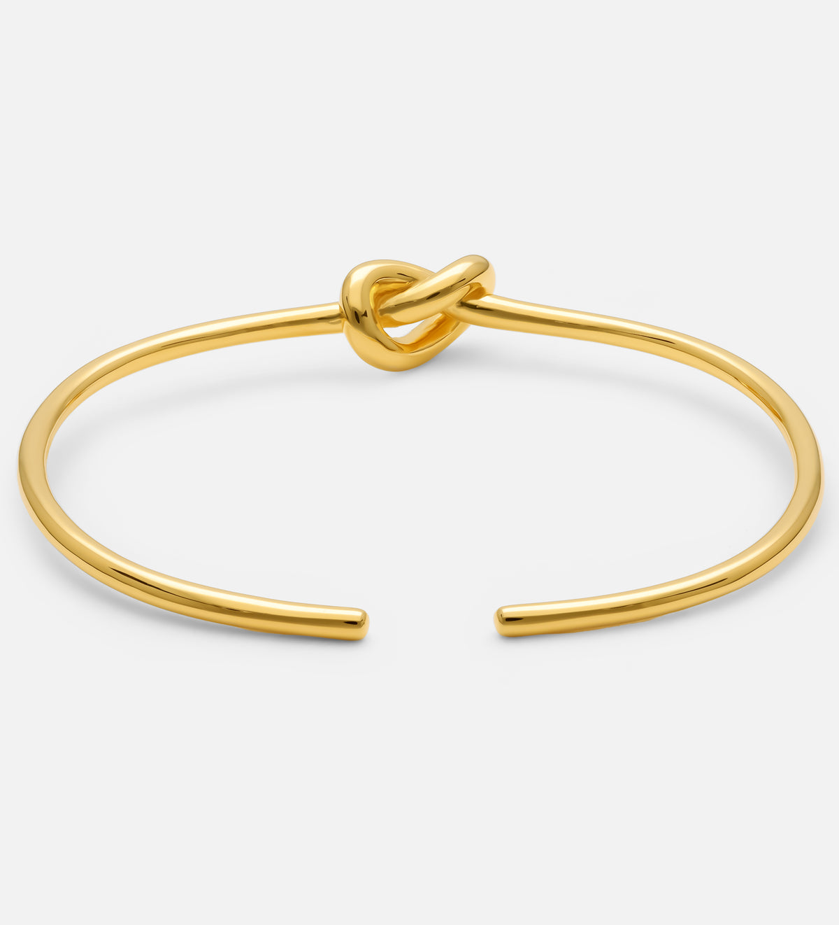 Knot Cuff Bracelet in 18k Gold Plating on 925 Silver - Ash & Harry
