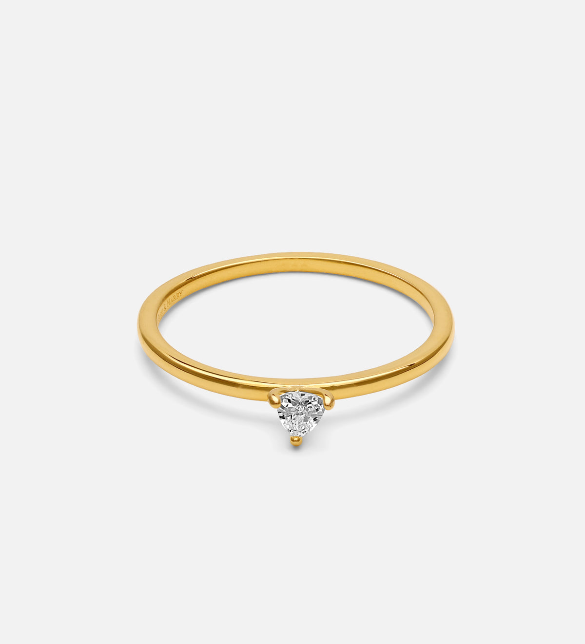 Luna Stacker Ring in 18k Gold Plating on 925 Silver - Ash & Harry