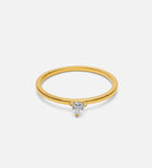 Luna Stacker Ring in 18k Gold Plating on 925 Silver - Ash & Harry