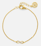 Mini Infinity Pave Bracelet in 18k Gold Plating on 925 Silver - Ash & Harry