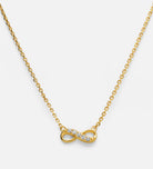 Mini Infinity Pave Necklace in 18k Gold Plating on 925 Silver - Ash & Harry