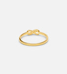Mini Infinity Pave Ring in 18k Gold Plating on 925 Silver - Ash & Harry