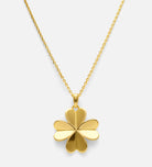 Origami Heart Clover Necklace in 18k Gold Plating on 925 Silver - Ash & Harry