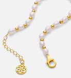 Pearl Beaded Bracelet in 18k Gold Plating on 925 Silver - Ash & Harry