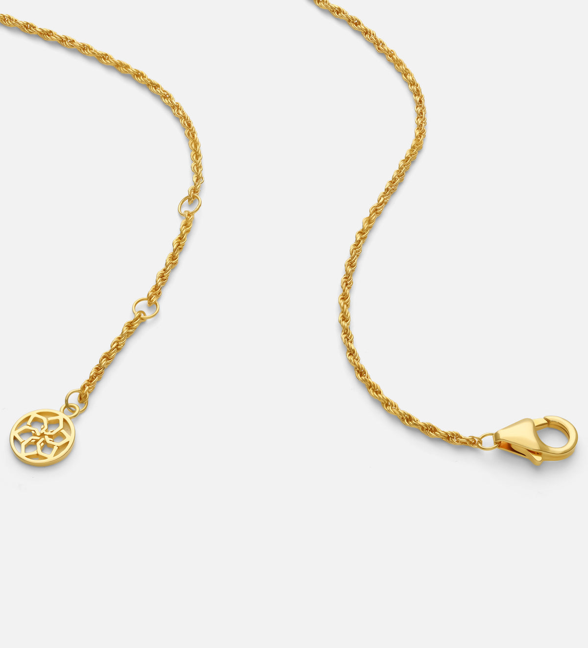 Rope Chain Necklace in 18k Gold Plating on 925 Silver - Ash & Harry