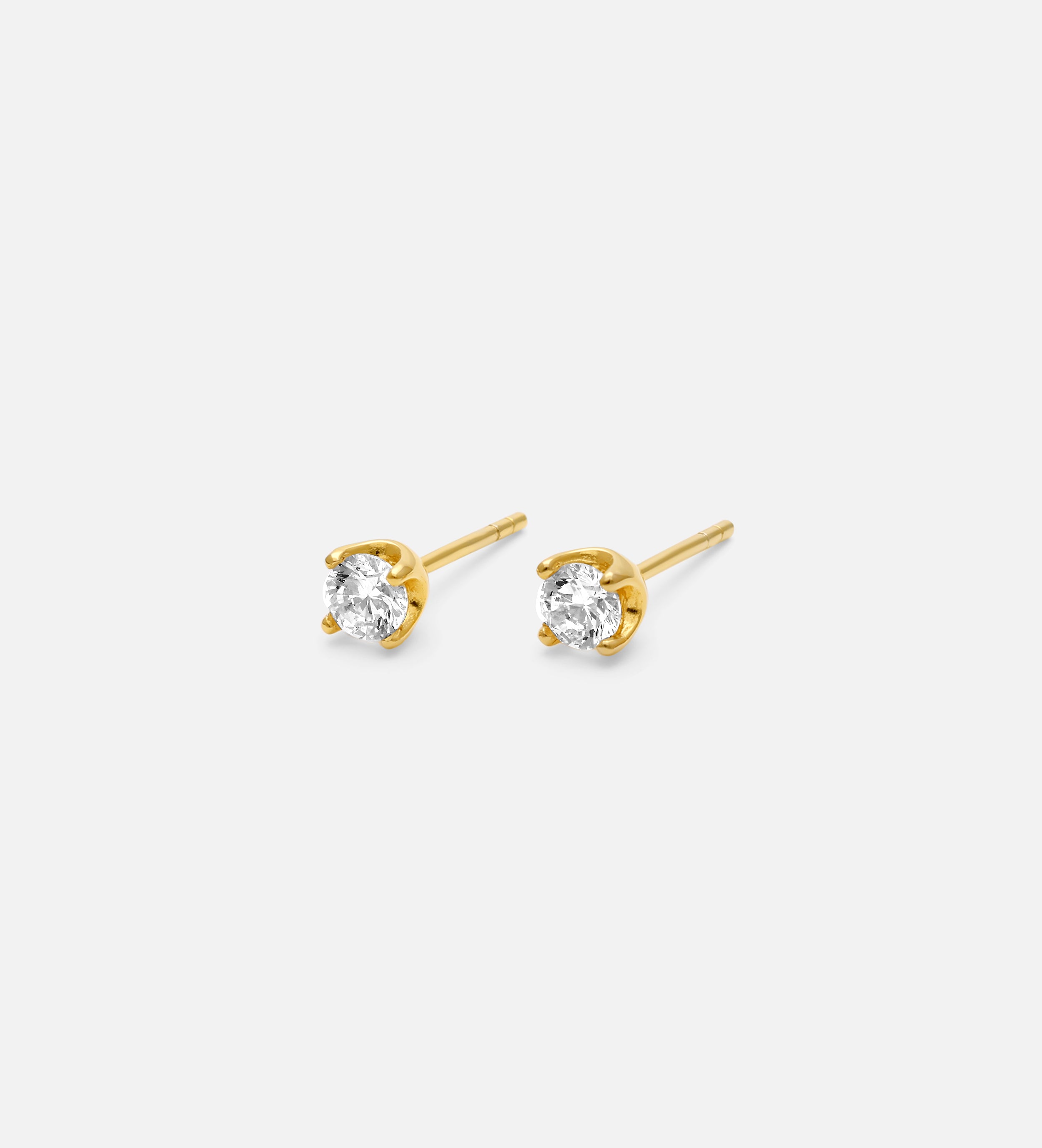 Stella Studs in 18k Gold Plating on 925 Silver - Ash & Harry