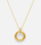 Triple Ring Necklace in 18k Gold Plating on 925 Silver - Ash & Harry