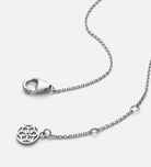 Triple Ring Necklace in Rhodium Plating on 925 Silver - Ash & Harry