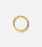 Intertwined Duo Ring in 18k Gold Plating on 925 Silver - Ash & Harry