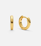 Tube Huggie Hoops in 18k Gold Plating on 925 Silver - Ash & Harry
