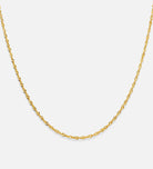 Twist Chain Necklace in 18k Gold Plating on 925 Silver - Ash & Harry