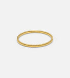 Twist Ring in 18k Gold Plating on 925 Silver - Ash & Harry