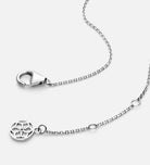 Two Rings Necklace in Rhodium Plating on 925 Silver - Ash & Harry