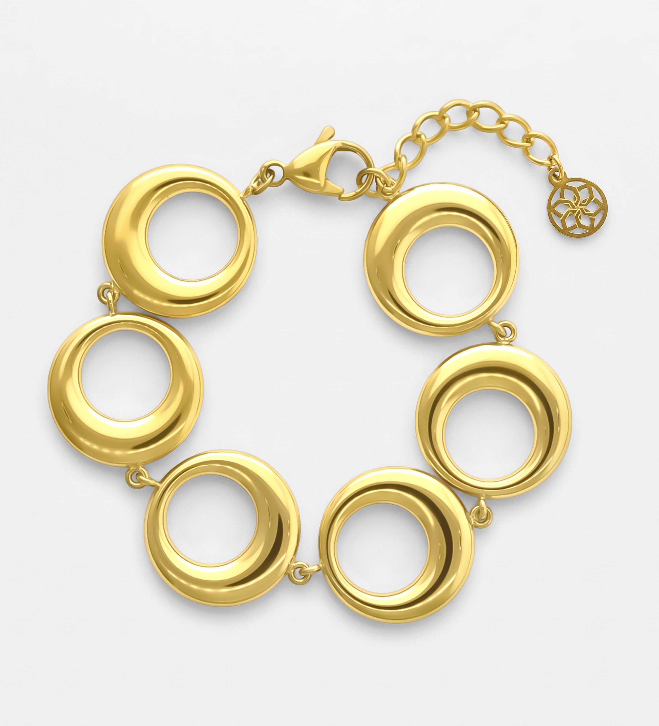 Orbit Energy Bracelet in Gold - Ash & Harry