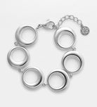 Orbit Energy Bracelet in Silver - Ash & Harry