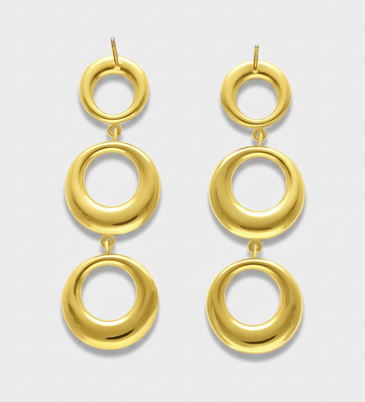 Orbit Energy Drop Earrings in Gold - Ash & Harry