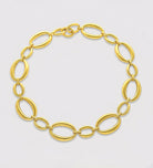 Oval Echo Link Necklace in Gold - Ash & Harry