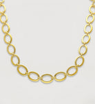 Oval Link Toggle Necklace in Gold - Ash & Harry