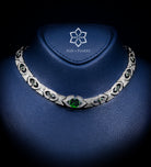 Pavé Arc Signature Set in High Quality Simulated Diamonds Rhodium Plated - Ash & Harry