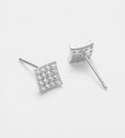 Pixel Pavé Studs With High Quality Simulated Diamonds - Ash & Harry