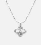 Radiant Clover Pendant With High Quality Simulated Diamonds - Ash & Harry
