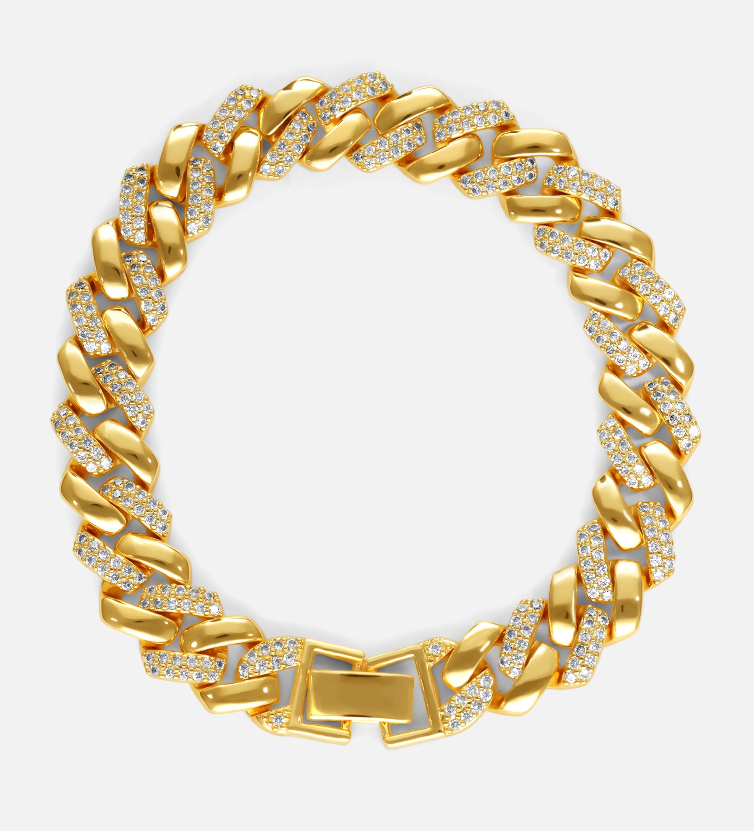 Radiant Cuban Link Diamond Bracelet - Ash & Harry
