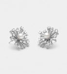 Radiant Starburst Studs With Pearl and High Quality Simulated Diamonds - Ash & Harry