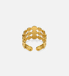 Radiant Triple Band Malachite Ring - Ash & Harry