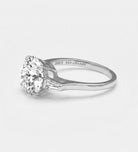 Regal Solitaire Ring In 925 Silver High Quality Simulated Diamonds - Ash & Harry