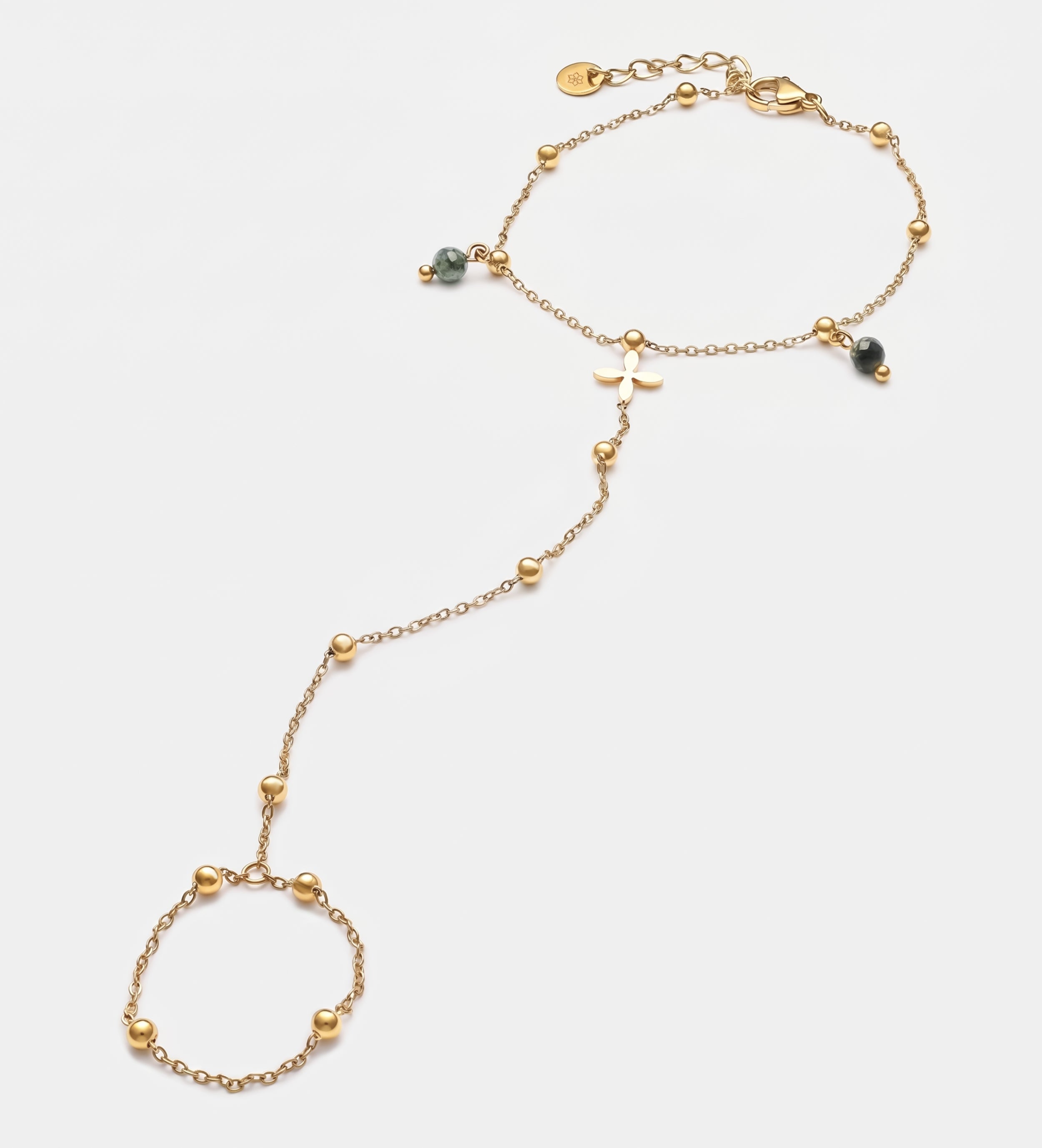 Sahara Hand Chain in Gold - Ash & Harry
