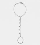 Stardrop Cascade Hand Chain in Silver With High Quality Simulated Diamonds - Ash & Harry