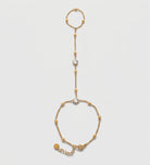 Starlink Bezel Hand Chain in Gold With High Quality Simulated Diamonds - Ash & Harry