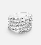 Symphony Of Stars Ring in 925 Silver with High - Quality White Simulated Diamonds - Ash & Harry