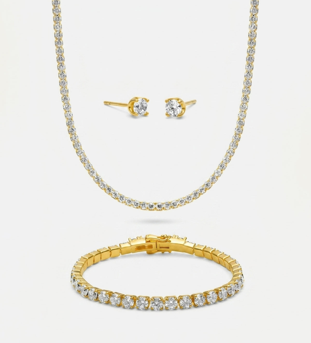 Tennis Full Set in Gold - 3 Items - Ash & Harry
